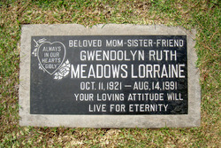 Gwendolyn Ruth <I>Meadows</I> Lorraine 