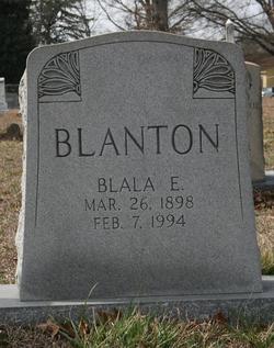 Blala Esther “Blala” Blanton 