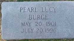 Pearl Rawlings <I>Lucy</I> Burge 