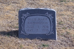 Lillie Marie <I>Canfield</I> Richardson 