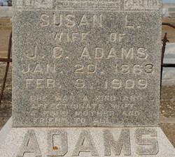 Susan <I>Wilson</I> Adams 