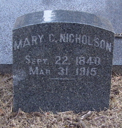 Mary Catherine <I>Dickson</I> Nicholson 