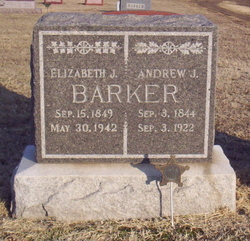 Elizabeth Jane “Betsy” <I>Dean</I> Barker 