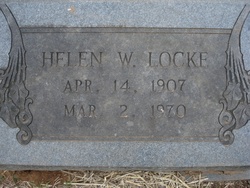 Helen Winona <I>Hutchins</I> Locke 