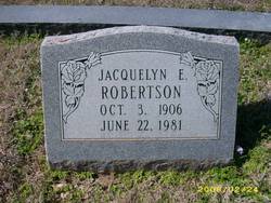 Jacquelyn “Jackie” <I>Ellis</I> Robertson 