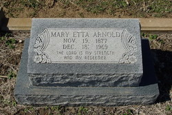 Mary Etta <I>Blackburn</I> Arnold 