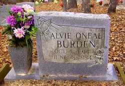 Alvie Oneal Burden 