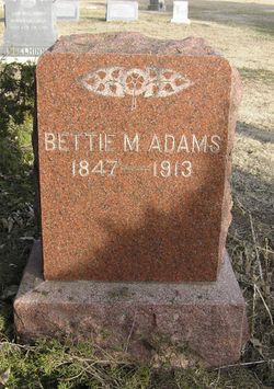Bettie Marion <I>Wheeler</I> Adams 