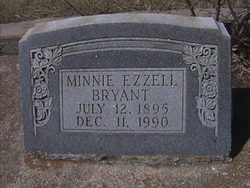 Minnie <I>Ezzell</I> Bryant 