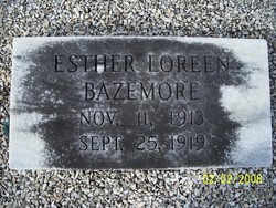 Esther Loreen Bazemore 