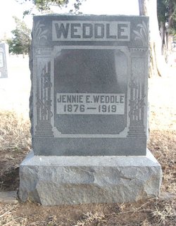 Jennie E. <I>Andrews</I> Weddle 