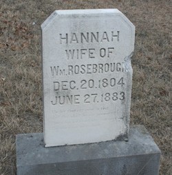 Hannah <I>Ayres</I> Rosebrough 