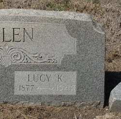 Lucy K. <I>Denson</I> Allen 