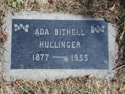 Ada Isabell <I>Bithell</I> Hullinger 