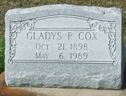 Gladys <I>Petticrew</I> Cox 