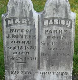 Mary A <I>Parks</I> Bonter 