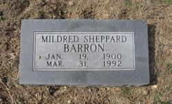 Mildred <I>Sheppard</I> Barron 