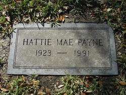 Hattie Mae <I>Baker</I> Payne 