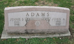 Jennie S. <I>Wells</I> Adams 