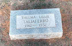 Thelma Lillie Taliaferro 