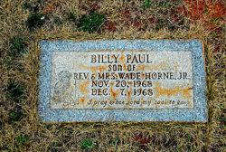 Billy Paul Horne 