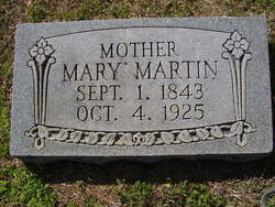 Mary Jane <I>Carruthers</I> Martin 
