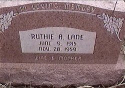 Ruthie Arizonia <I>Wyrick</I> Lane 