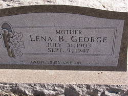 Lena <I>Buttram</I> George 