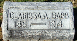 Clarissa A. <I>Peterson</I> Babb 