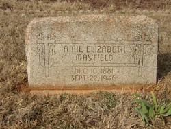 Amie Elizabeth “Daisy” <I>Chamberlain</I> Mayfield 