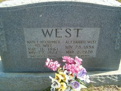 Mary E. <I>McCormick</I> West 