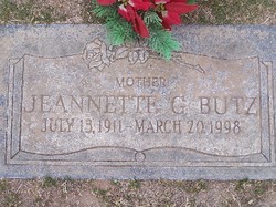 Jeannette Gertrude “Janet” <I>Beverforden</I> Butz 