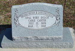 Opal Ruby Dulcie <I>Cable</I> Carter 