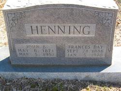 Frances <I>Day Henning</I> Moorehead 