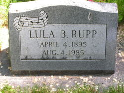 Lula B <I>Butt</I> Rupp 