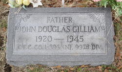 PFC John Douglas Gilliam 