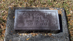 Cora <I>Carlton</I> Pope 