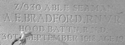 Able Seaman Alfred Edward Bradford 