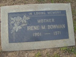 Irene May <I>Nowell</I> Bowman 