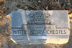 Hattie <I>Henry</I> Follett Cheotes 
