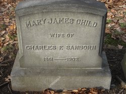 Mary James <I>Child</I> Sanborn 