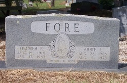 Abbie Louise Irene <I>Daniel</I> Fore 