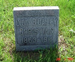 Lydia Belle <I>Dailey</I> Christian 