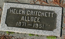 Helen Margaret <I>Chandler</I> Critchett Allbee 