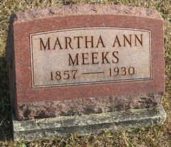 Martha Ann <I>Hardy</I> Meeks 