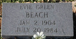 Eva “Evie” <I>Green</I> Beach 