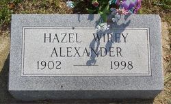 Hazel Pearl <I>Wirey</I> Alexander 