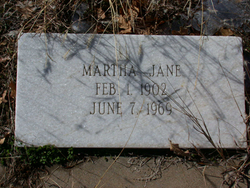 Martha Jane <I>Bennett</I> Hill 