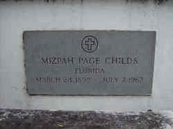 Mizpah <I>Page</I> Childs 