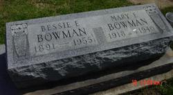 Bessie E. <I>Brindle</I> Bowman 